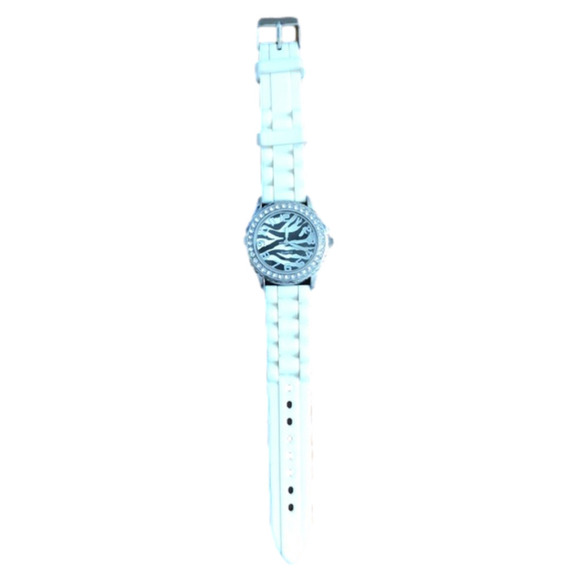 Women’s White Zebra Watch - Picture 1 of 6